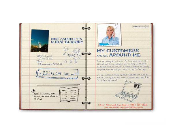 A Day in the Life Diary Direct Mail - Spreads