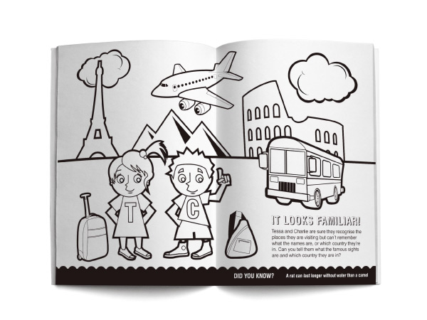 Kids Fun Activity Book - Spreads