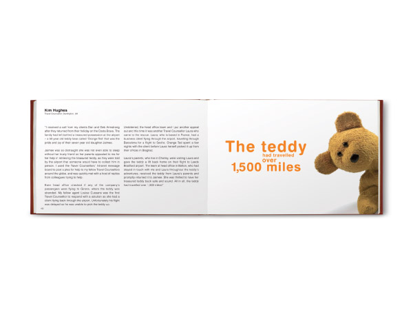 Travel Counsellors Customer Book - Spread