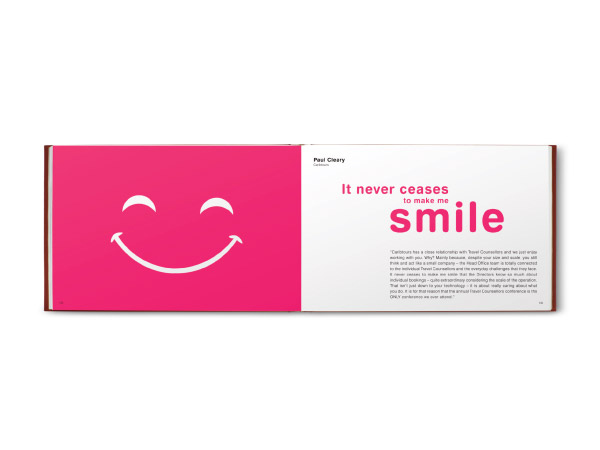 Travel Counsellors Customer Book - Spread